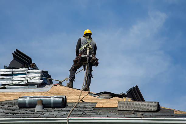 Professional Metal Roofing technician working in Alexis, IL